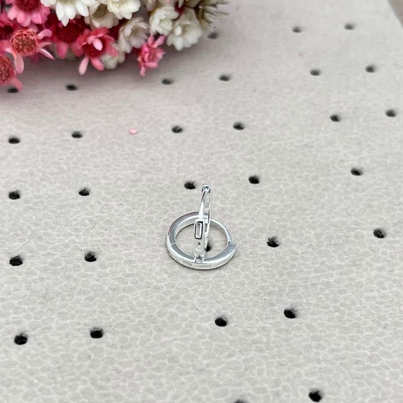 Argola Click 10mm Vazada Prata 925 | Design Moderno para Revenda