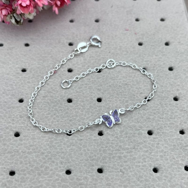 Pulseira Infantil Borboleta em Prata 925: Revenda de Presentes com Lucro Duplicado